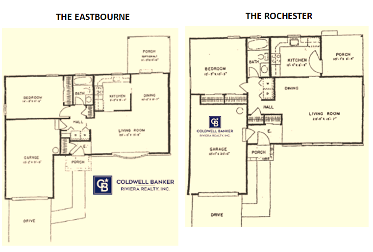 Eastbourne and Rochester Floor Plans