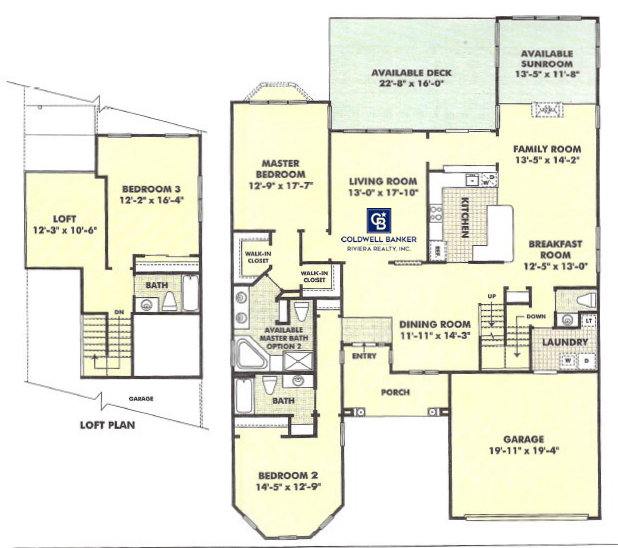 Cape May Model Home Floor Plan