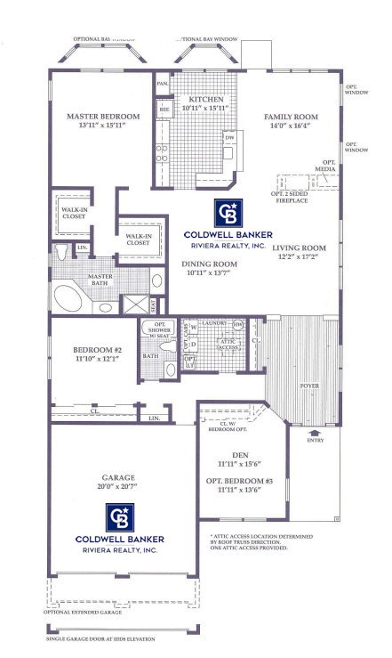 Floor Plan Captiva Model