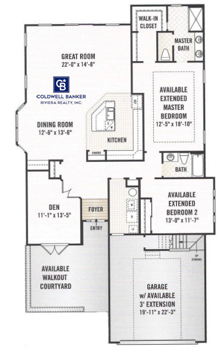 Freeport model floor plan