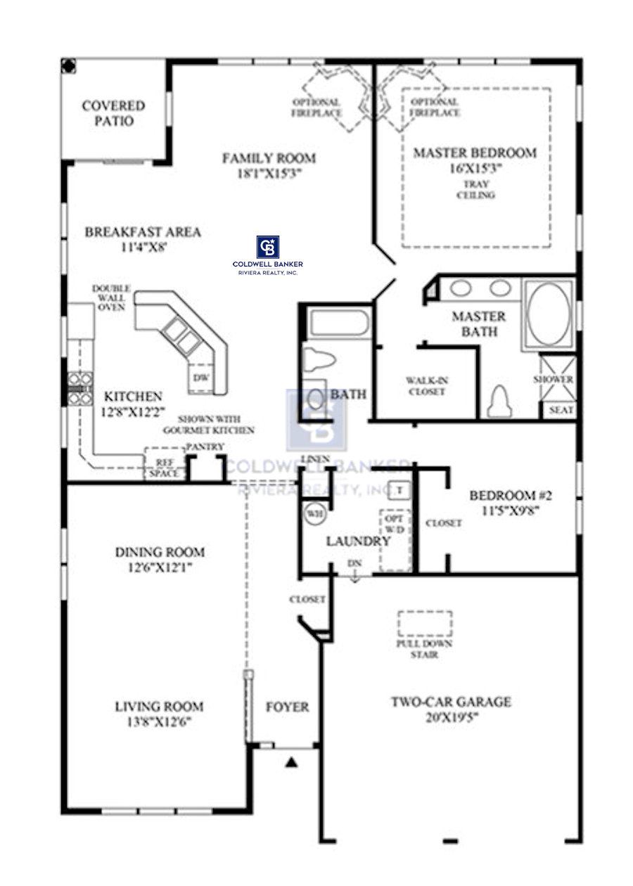 Lehigh Home Floor Plan Sea Breeze at Lacey New Jersey