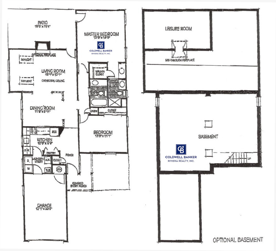 Beachwood I model floor plan Greenbriar