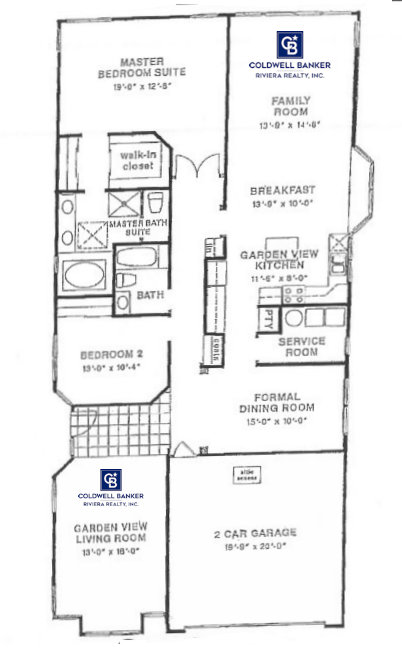 Greenbriar Cambridge Model Floor Plan