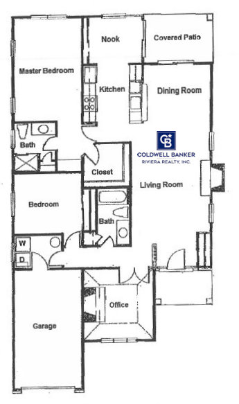 Merion Model Floor Plan greenbriar woodlands