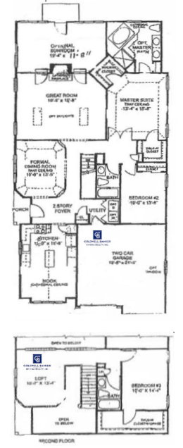 Stonehurst II floor plan greenbriar woodlands