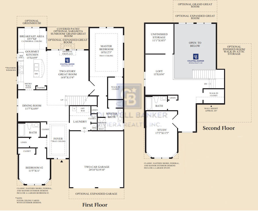 Walden Model Floor Plan Sea Breeze at Lacey, NJ