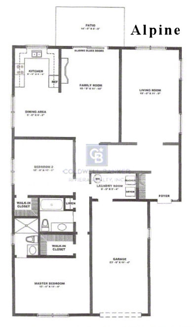 Floor Plan Alpine Model Home Greenbriar II