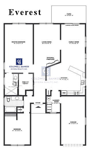 Floor Plan Everest Model Greenbriar II Brick NJ