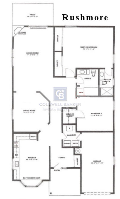 Floor Plan Rushmore Model Home Greenbriar II