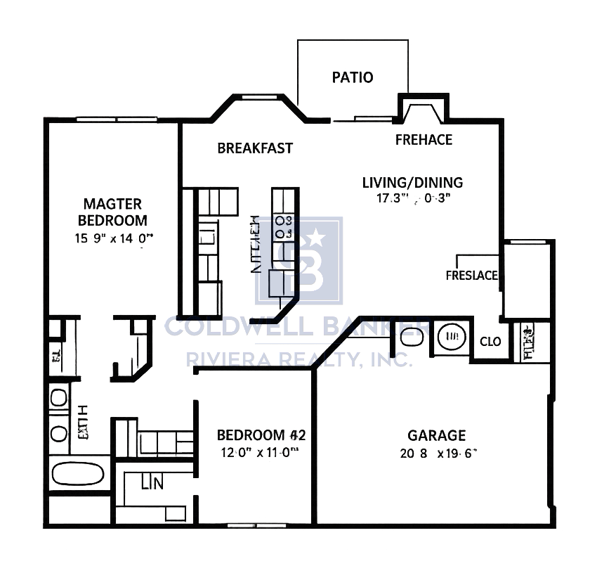 Arlinton Model Floor Plan at Pheasant Run, Forked River