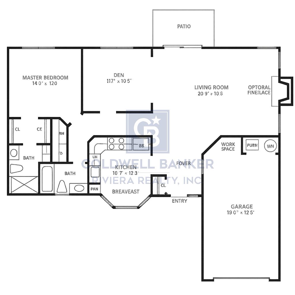 Brookdale Floor Plan, Pheasant Run