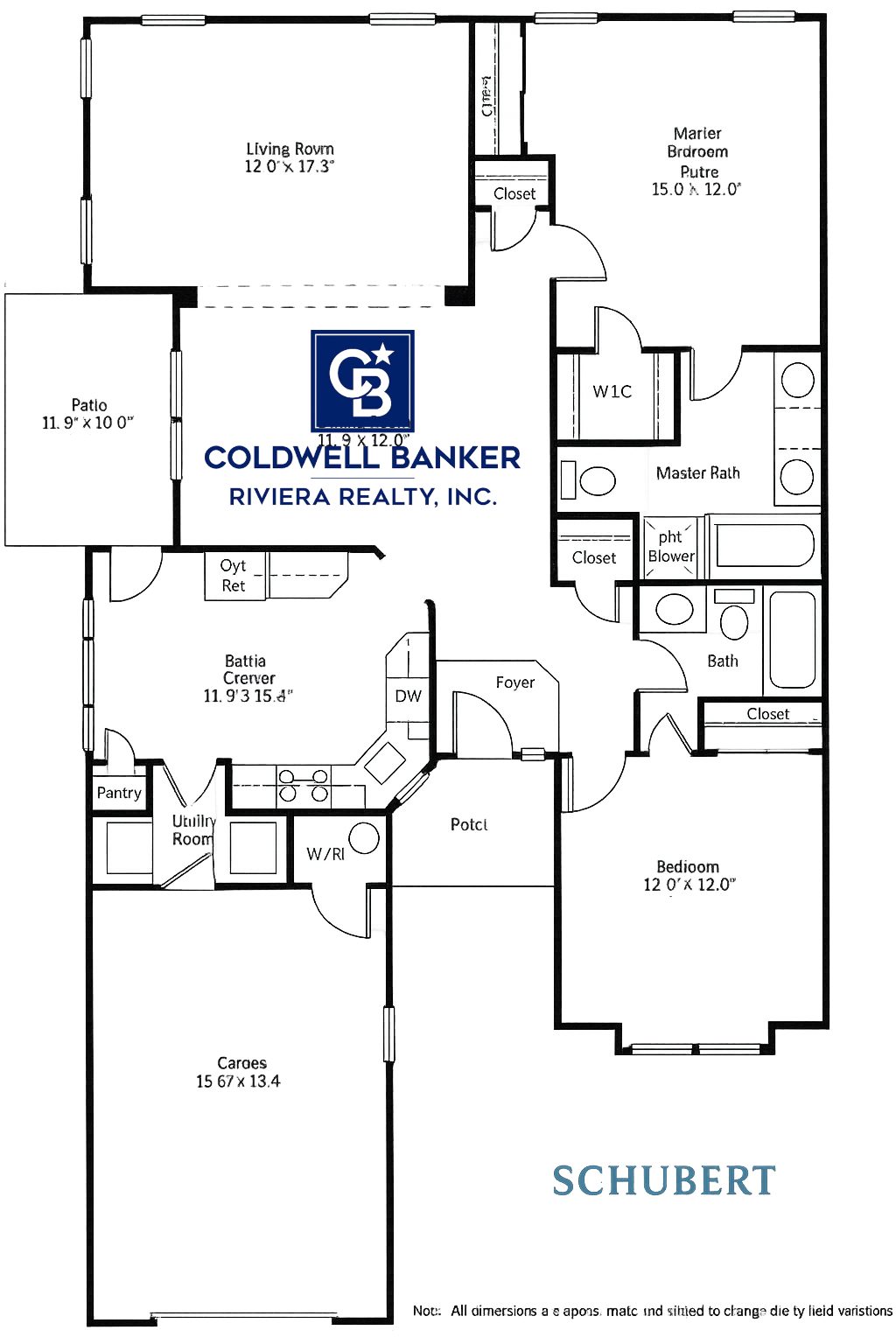 Schubert Model Floor Plan