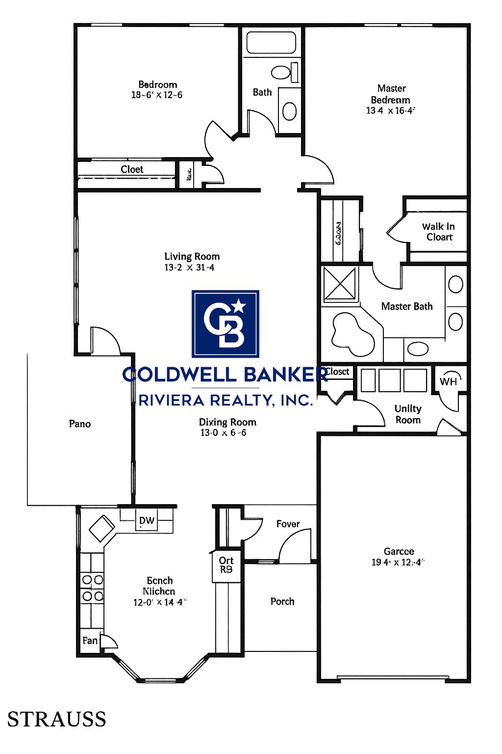 Strauss Model Floor Plan of sonata bay